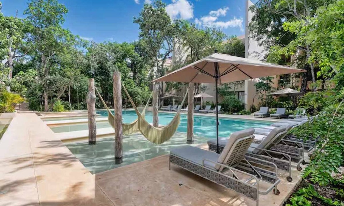 Tulum Apartment | Chic Jungle 2BR - Balcony, Priv Pool, Steam & Gym