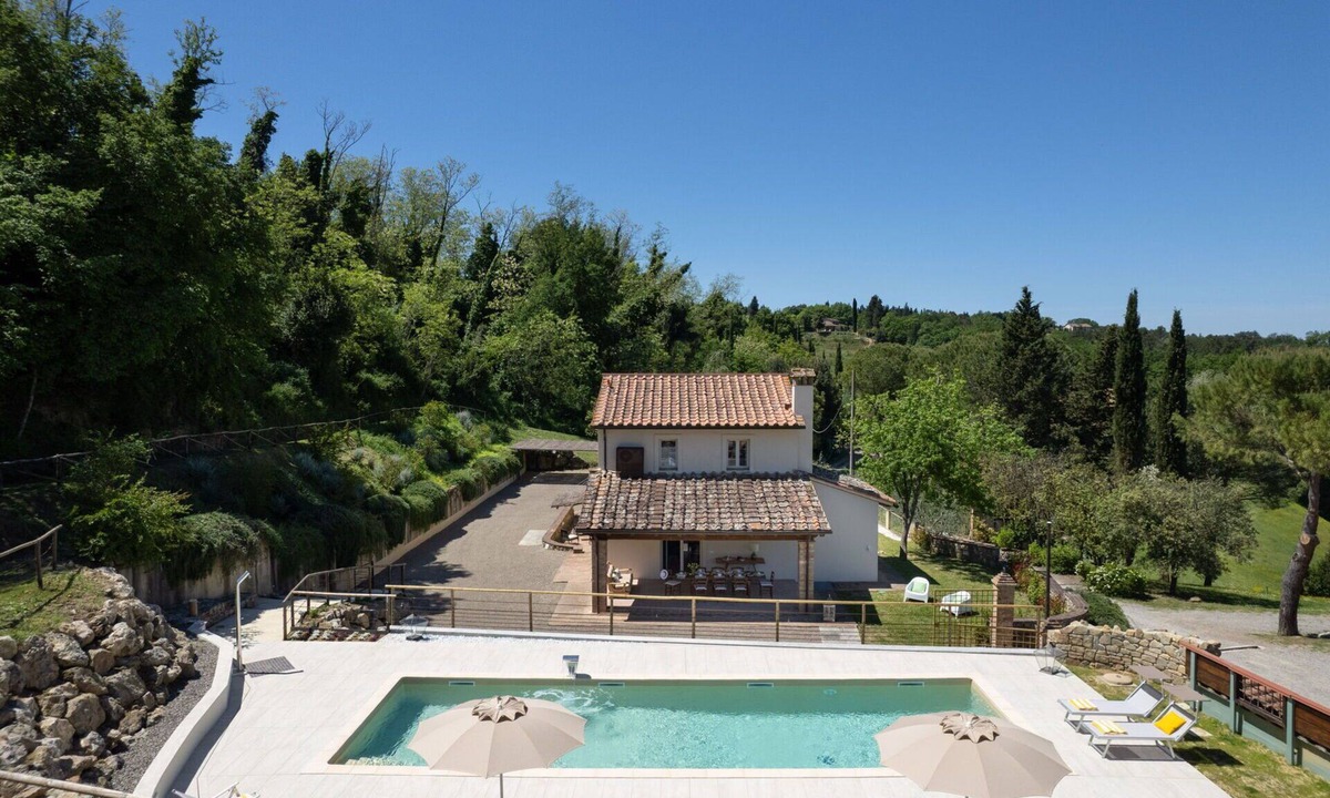Gambassi Terme Villa | Private Villa with private pool, A/C, WIFI, TV, patio, panoramic view, close to San Gimignano