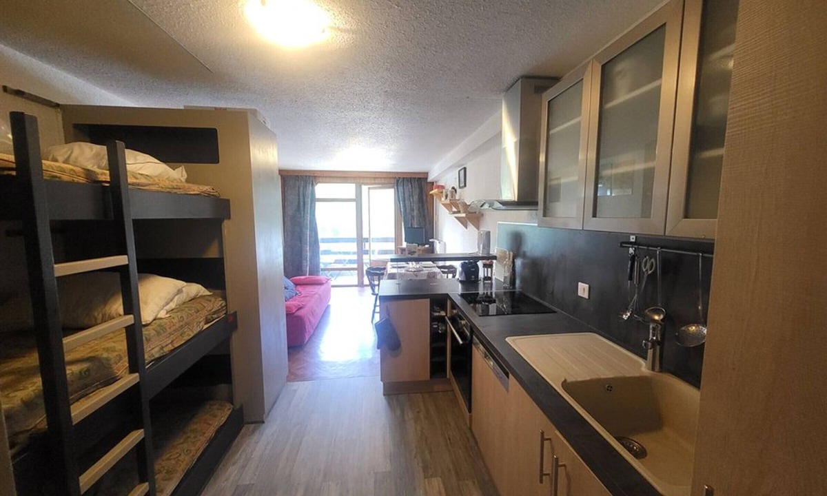 Montgenevre Apartment | Sunny Village Centre Studio with South-Facing Balcony