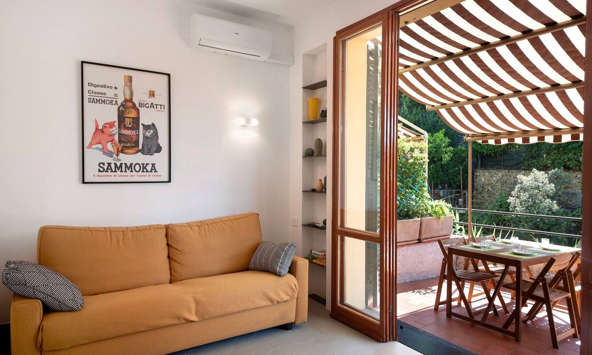 Bonassola Apartment | 'Terrazza Sivori' Apartment with Mountain View, Wi-Fi and Air Conditioning
