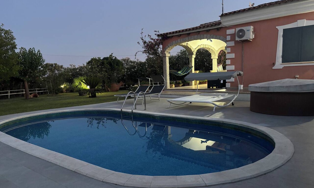 Orosei House | Villa with private pool, large lawn, all with sea view.