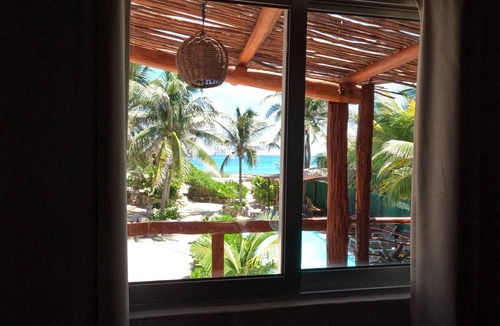 Playa Paraiso Villa | 10 BDR Private Beachfront Villa/Temazcal and Pool ideal for groups and families.