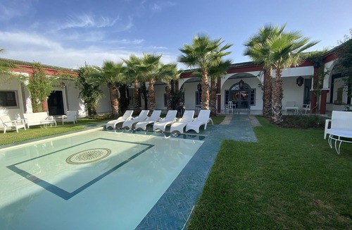 Sidi Abdallah Ghiat Villa | 23 suites private villa with a huge pool and a party space
