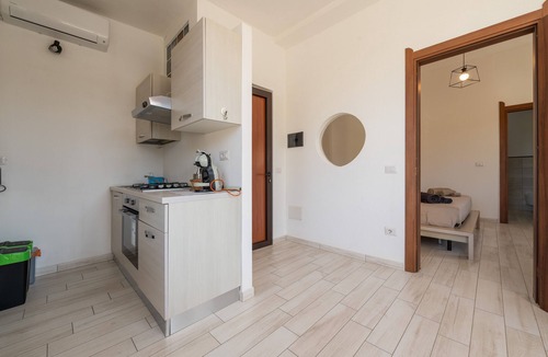 Teulada Apartment | Apartment 'Da Miky Casa Vacanze 2' with Mountain View, Wi-Fi and Air Conditioning