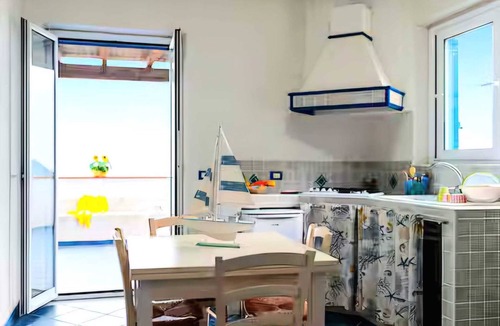 Capo d'Orlando Apartment | Apartment with the exclusive panoramic terrace overlooking the sea, harbor, Aeolian Islands
