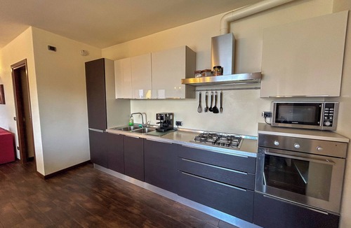 Olgiasca Apartment | Mimosa I Panoramic Balcony Holiday Apartment with Pool