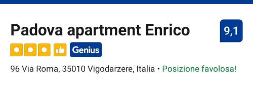 Vigodarzere Apartment | Padova apartment Enrico