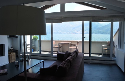 Menaggio Apartment | Spacious Penthouse With Front Terrace &, 5 Lake View Balconies