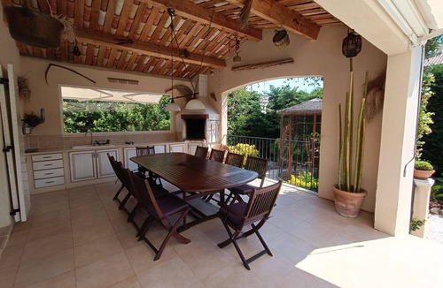Plaine de la Brague Villa | Splendid villa Antibes swimming pool, garden, classified 4*, spacious, very good reception.
