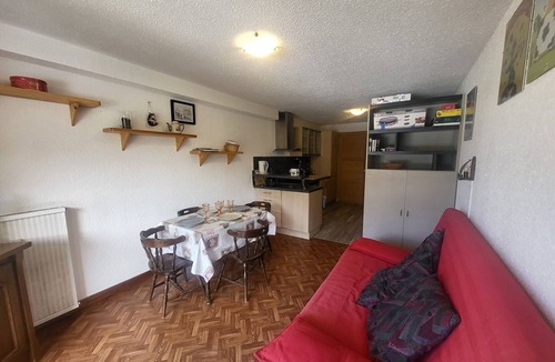Montgenevre Apartment | Sunny Village Centre Studio with South-Facing Balcony