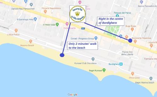 Bordighera Apartment | VILLA EUGENIA - Luxury Flat in the Centre, with Parking Space