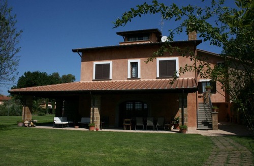Corchiano Villa | Wonderful private villa for 14 people with WIFI, A/C, private pool, TV, terrace and pets allowed