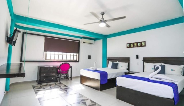 1 Unit | Vibrant Central Cancún Getaway | Walk to Restaurants & Attractions