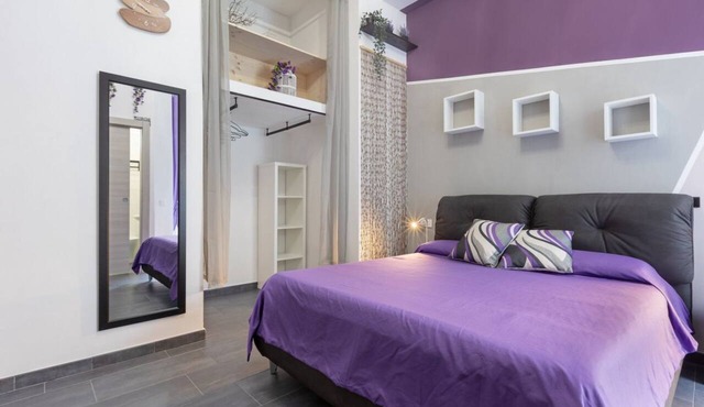An elegant suite within a multi-unit property, ideal for two guests, featuring ground-floor access (with a single step at the entrance).The property is located in the center of Selargius—a town situated approximately 6.5 km from Cagliari’s city cente