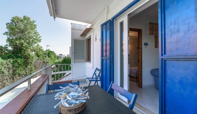 Apartment 'Blu Marine' with Balcony, Wi-Fi and Air Conditioning