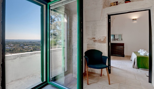 Apartment in the center with breathtaking views of the Valle D'itria