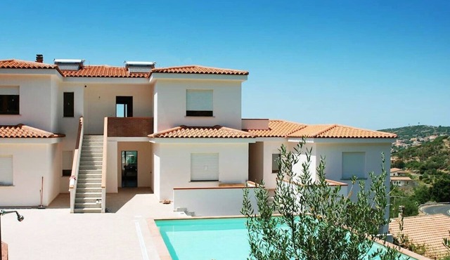 Apartment Suono del Blu in charming residence with the pool in Badesi