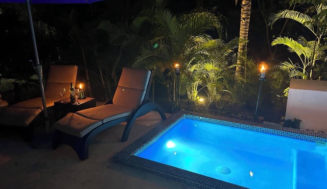 Beautiful Akumal two bedroom townhouse with private plunge pool
