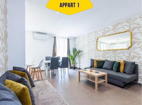 CASA REINE JEANNE- ideal groups & family -CENTRAL near train station - PARKING - New&CONFORT-AC