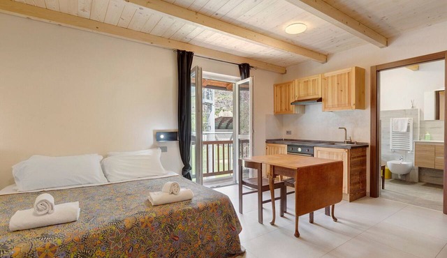 Comfort Studio with Mountain View, Shared Terrace and Wi-Fi