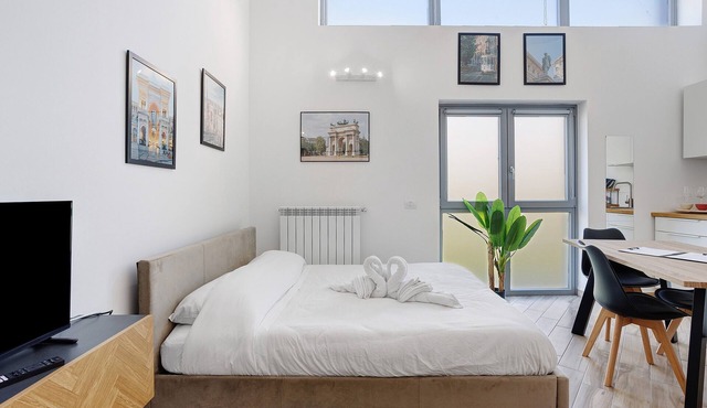 Design Apartment Navigli Milan – Fast Wi-Fi, AC, 24h Check-in, Short-Term Rental