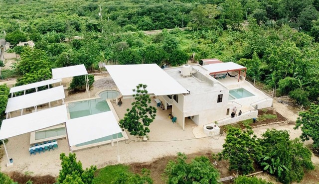 Ecotourism complex of relaxation and nature in the heart of Yucatan.