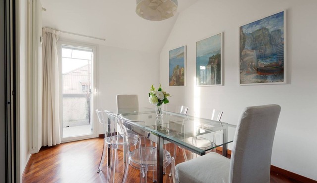 GuestHost - Comfortable apartment located on the third floor of a building with a lift (NOT suitable for disabled people). There are steps at the entranceIn 100m2 of space, it comfortably accommodates 4 people with two double bedrooms.The property is loc