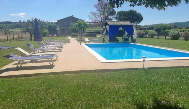 Mela' flat with shared pool