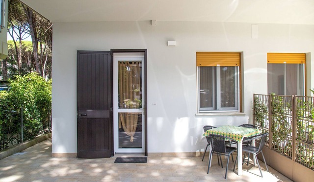 Modern accommodation with a lovely patio