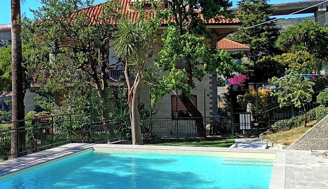 New two-room apartment with residential pool, large terrace and exclusive parking space