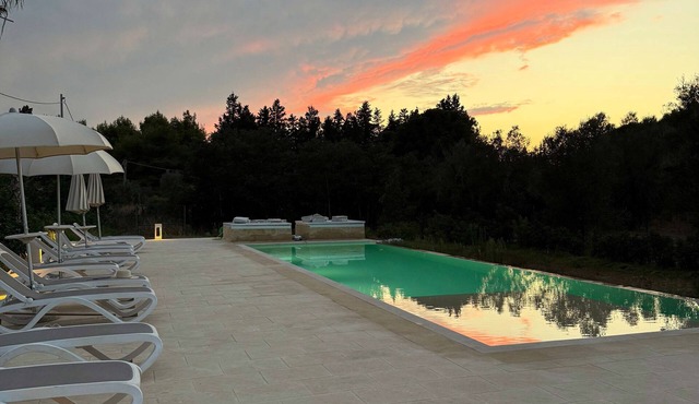 Newly built villa with private pool 7 km from punta della suina.