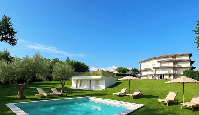 Wonderful villa with WIFI, private pool, A/C, TV, terrace and panoramic view, close to Lucca